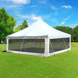 Clear sidewalls for tent rentals