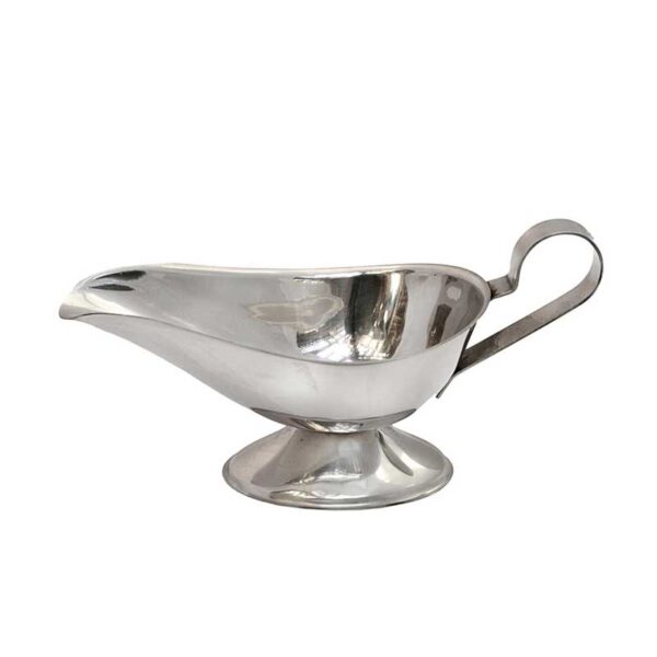 Stainless steel gravy or dressing boat