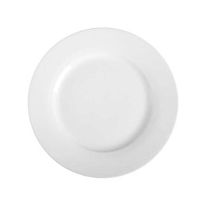 White ceramic salad plate