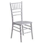 Silver Chiavari chair for rent