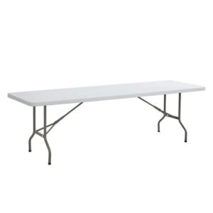 8 ft wide plastic table